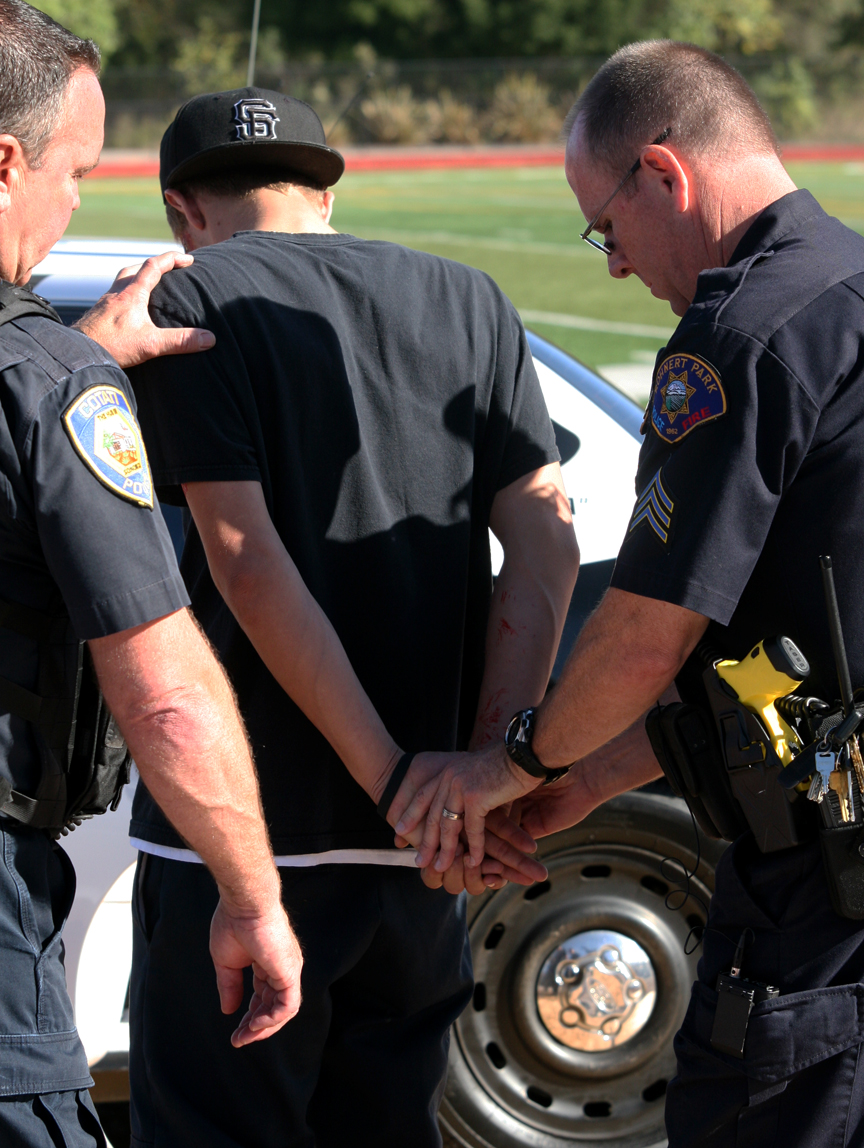 Black Male arrested