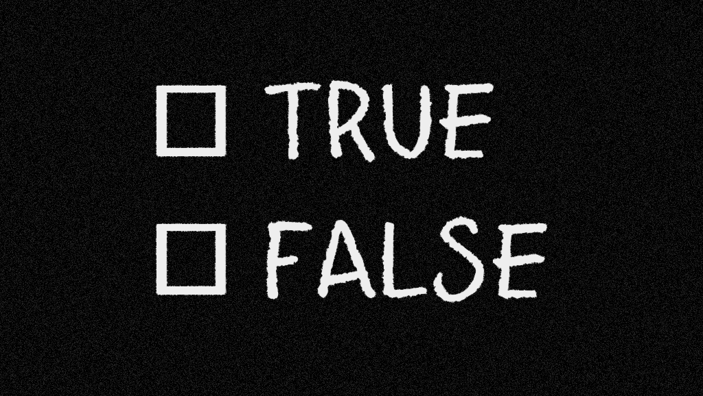 True and False Check Boxes photo